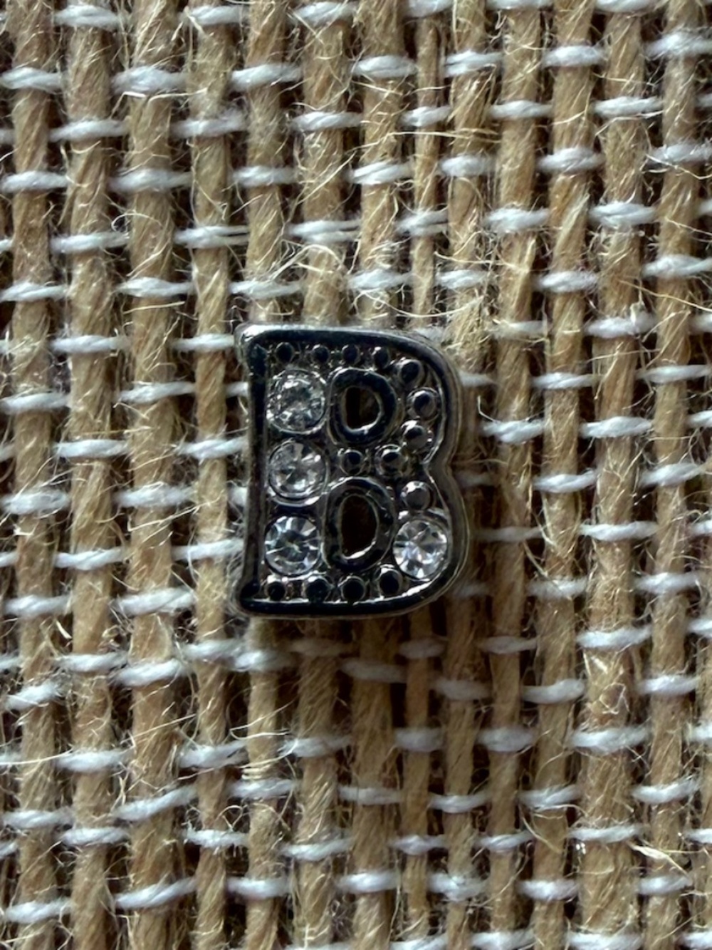 Silver Letter B